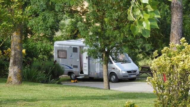 Aire de stationnement à la ferme