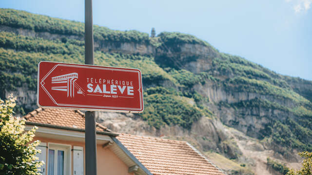 Mirador desde el teleférico de la Salève