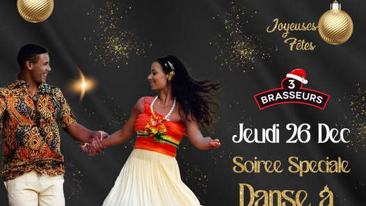 Special dance evening at 2 at the 3 Brasseurs de Tahiti