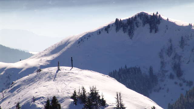 Itinéraire raquettes "Le Mont Forchat" depuis Lullin