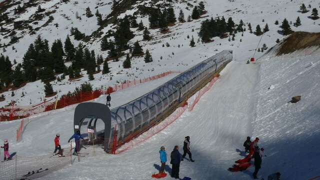 Espace débutant : ski à la station de Goulier