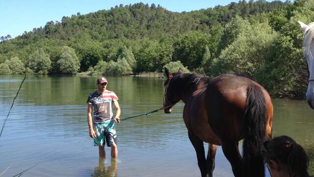 Die Ranch am See von Saint-Cassien: Reitausflüge