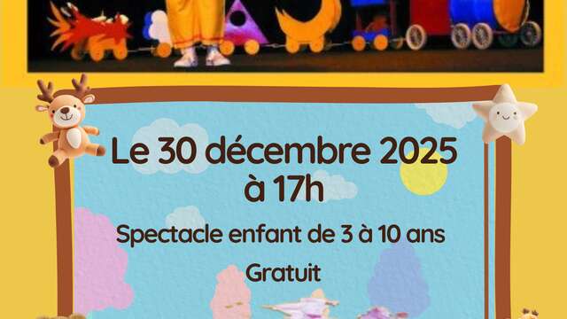 Spectacle enfant : Le petit train des doudous perdus