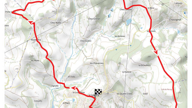 Itinéraire VTT : circuit 17, base Le Cergne