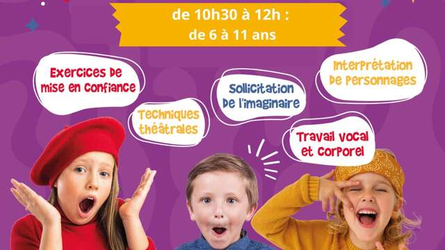 Ateliers - Théâtre (6-11ans)