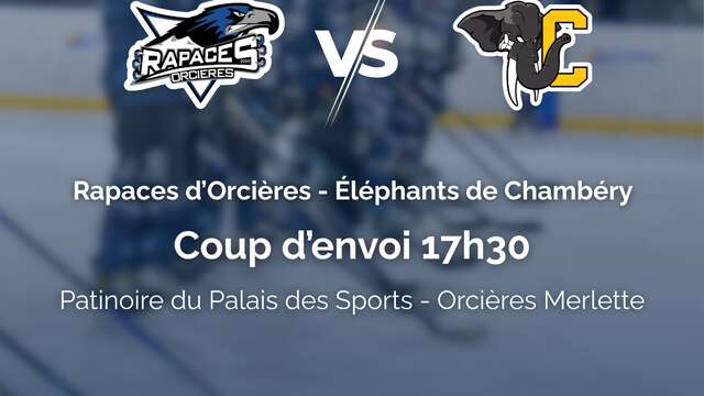 Match de hockey - Rapaces d'Orcières