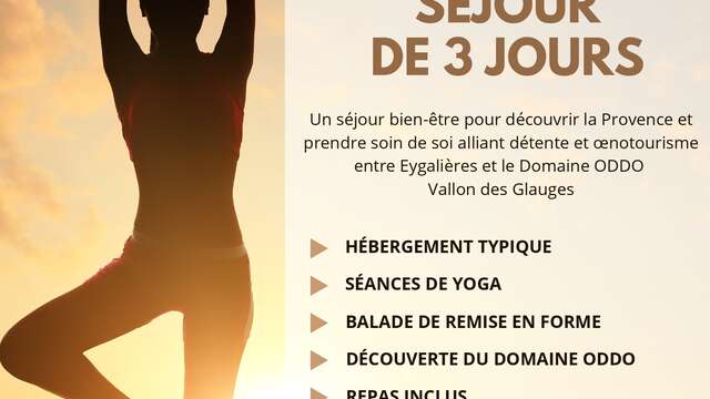 Retraite, bien-être et oenotourisme au Vallon des Glauges