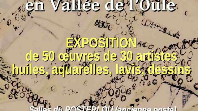 Exposition 50 œuvres/30 artistes à La Motte-Chalancon