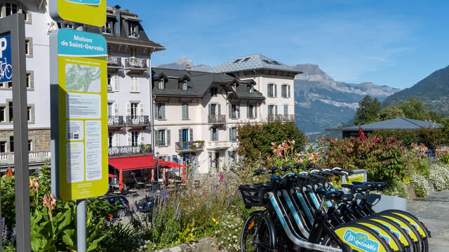 Borne MontenVélo - Maison de Saint-Gervais