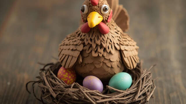 Art and tasting - Creating an Easter hen