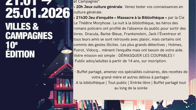 Lesenacht 10. Ausgabe, "Städte und Landschaften", in Breil