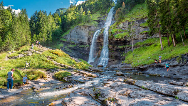 Itinéraire pédestre : cascade du Rouget