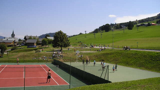 Tennis courts