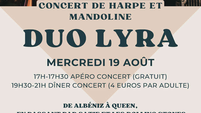 Concert de Duo Lyra au Rendez-vous