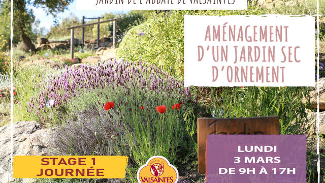 Stage : Aménager un jardin sec d’ornement