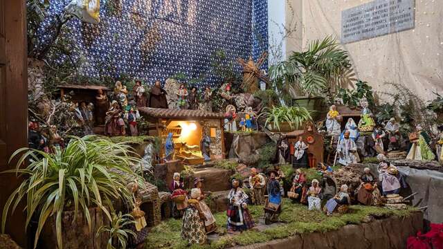 Crèche de Noël de l'église Notre-Dame-de-l'Assomption