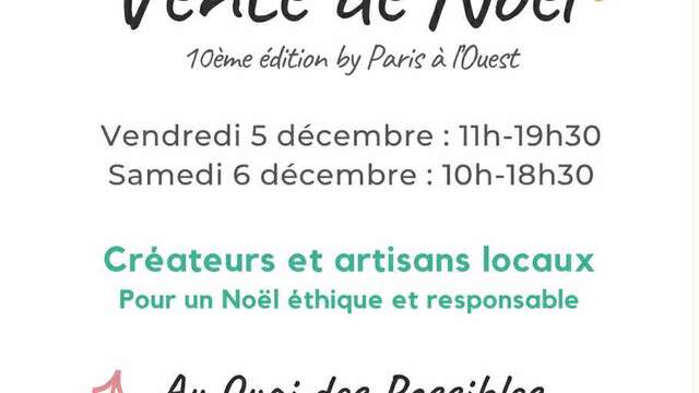 Marché de Noël des Créateurs et Artisans locaux by Paris à l'Ouest