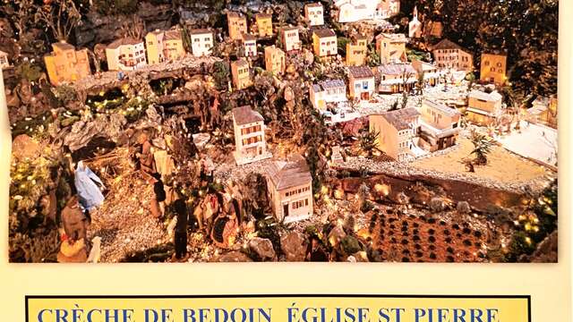 La crèche de Bédoin à l'église Saint Pierre