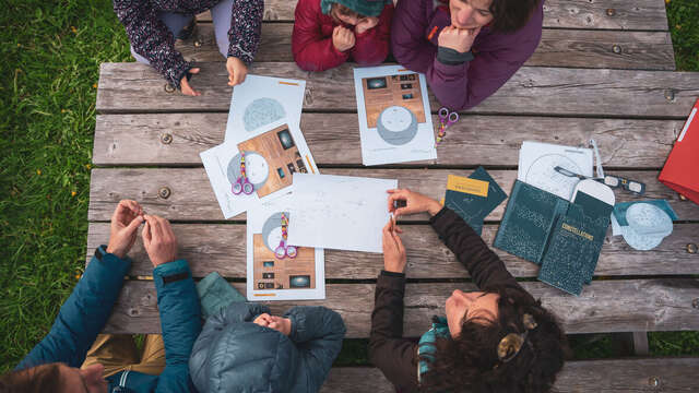 L'aventure commence les pieds dans la neige et finit sur la lune