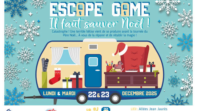 Escape game - Il faut sauver Noël !