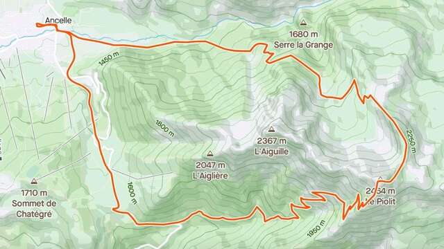 Parcours Trail Le Piolit n°1