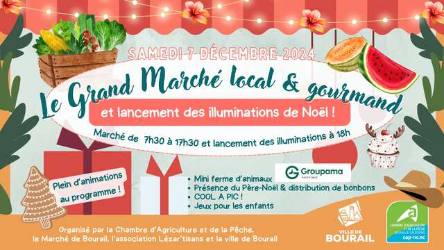 Grand marché local & gourmand de Noël