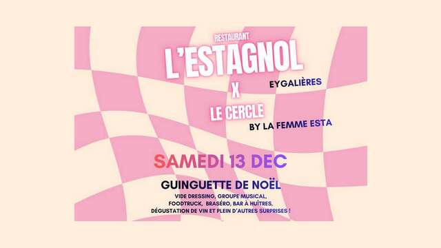 Christmas party at L'Estagnol restaurant