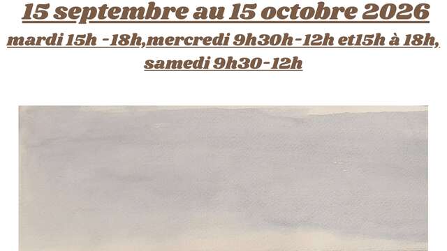 Exposition d'aquarelle "Méditerranée"