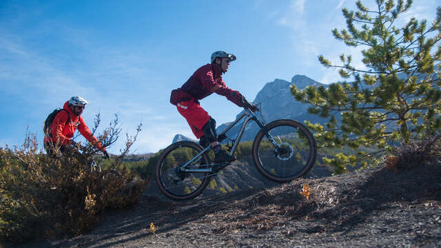 VTT Les Chemins du Soleil - Étape Les Dourbes-Draix