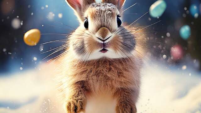 La chasse aux œufs de Pâques