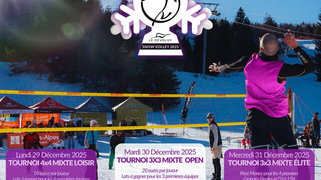 5e Tournoi Open de Snow Volley