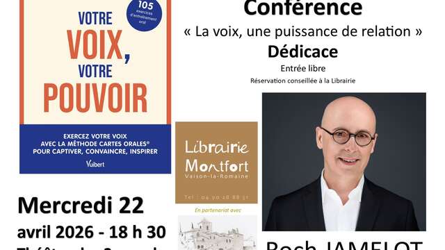 Conference & Book signing with Roch Jamelot