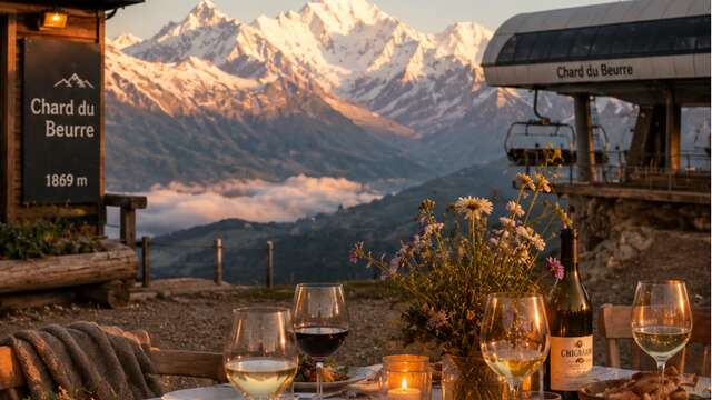 COMPLET - Diner experience face au Mont Blanc - Les Som'mets