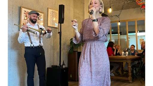 Concert jazz de Mr et Mrs Prawn à la Barque