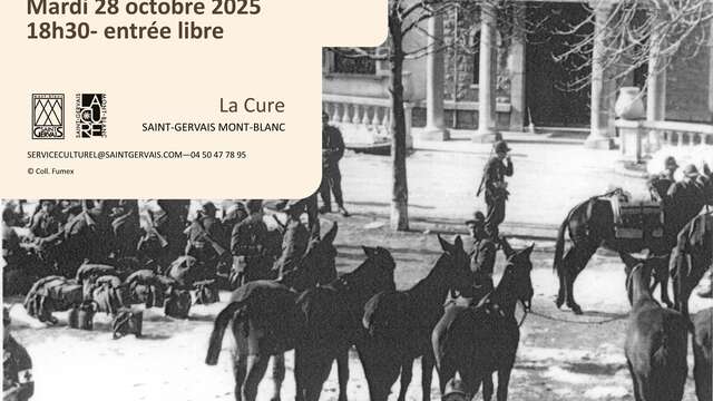 Conférence "L'occupation italienne dans le Val Montjoie" - Julien Pelloux