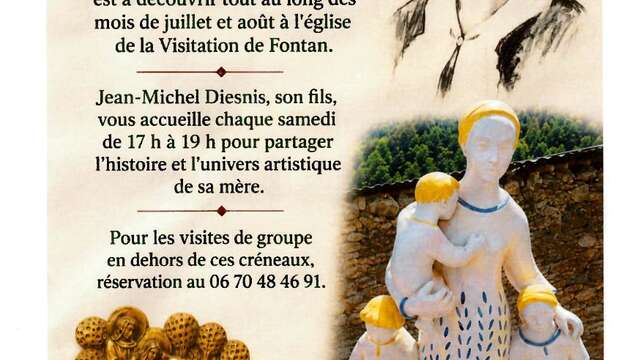 Exposition des oeuvres d'Andrée Diesnis