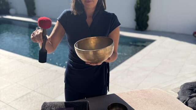 Massage aux bols tibétains par Laëtitia