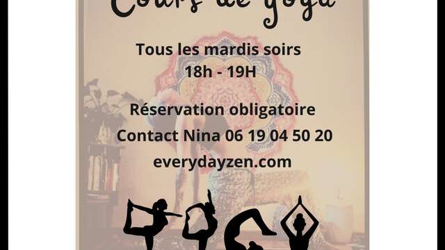 Yoga classes at Le Rétro