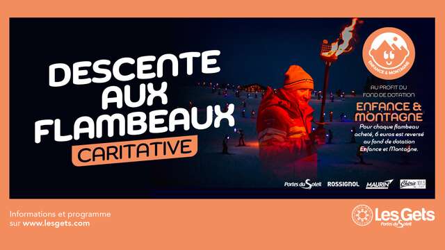 Descente aux flambeaux caritatives