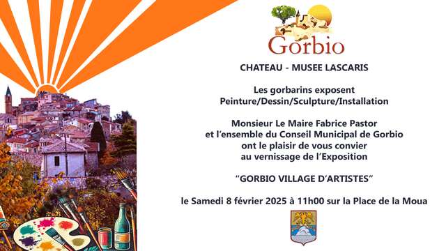 Exposition - Gorbio village d'artistes