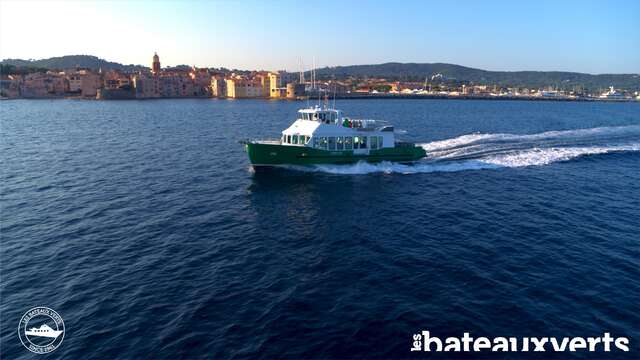 Navettes les Issambres à Saint-Tropez avec les Bateaux Verts