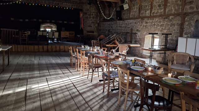 La salle : La grange à foin