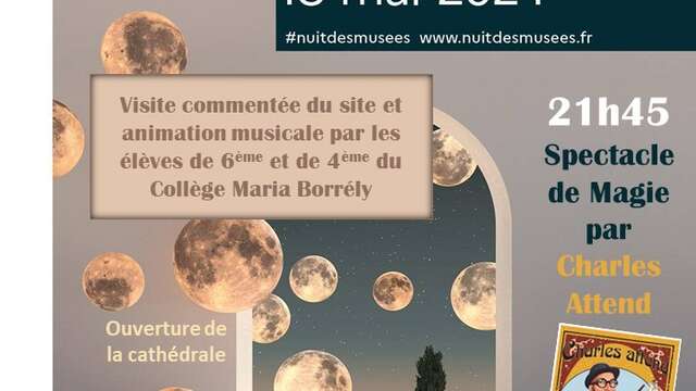 La nuit européenne des Musées à la Crypte achéologique Notre-Dame du Bourg