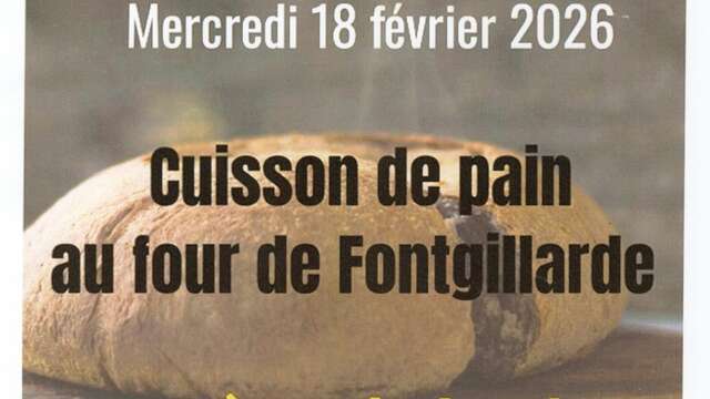 Cuisson du pain à Fontgillarde