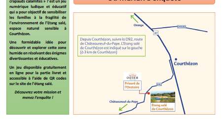 Etang salé de Courthézon - mission scientifique