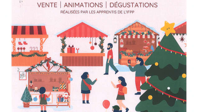 Au cuisine du marché couvert "Marché de Noël"