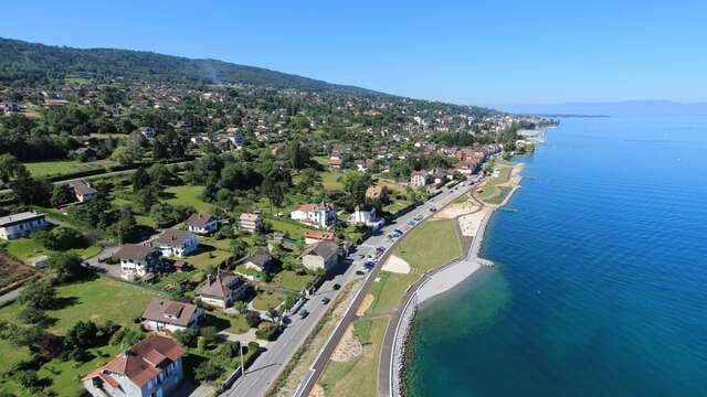 De wandeling Évian-les-Bains - Neuvecelle