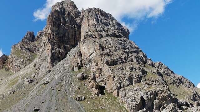 Les contreforts du  Queyrellin