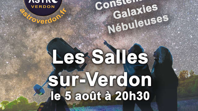 Soirées astronomie avec Astro Verdon