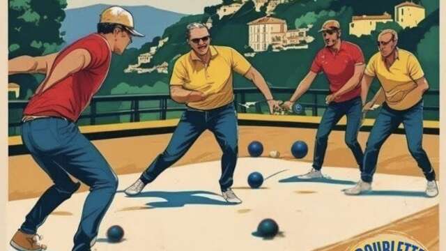 Petanque-Wettbewerb im Doppelpack